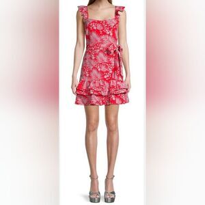 Likely Psychedelic Floral Mini Charlotte Dress Size 4